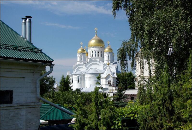 город, архитектура,  церковь, монастырь, дивеево, храм, православие Дивеево .. фото превью