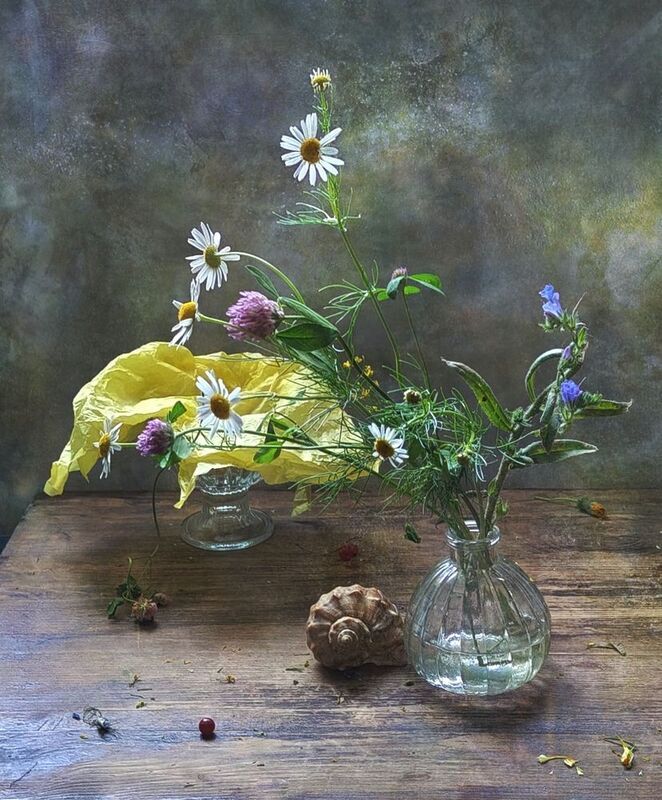 ваза, цветок, бумага, лето Ах, лето фото превью