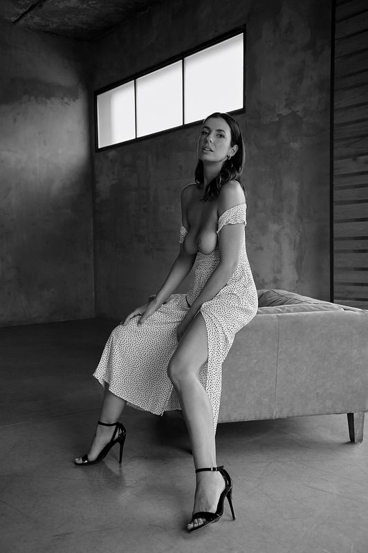 model, fine art, sexy, sensual, black and white, woman, female, body, erotica, glamour, curves, portrait, beautiful, fashion, nude, naked, Kate фото превью