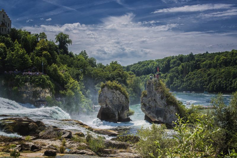 Рейнский водопад фото превью