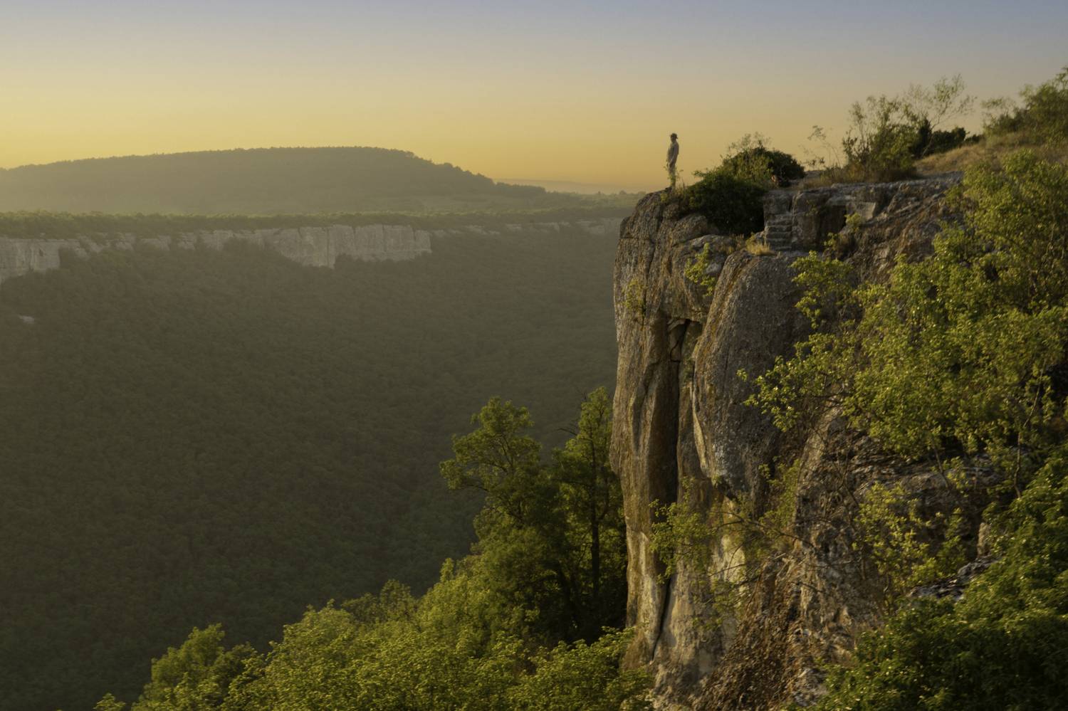 Россия, Крым, Бахчисарайский район, пещерный город Тепе-Кермен, Гаврилов Юрий