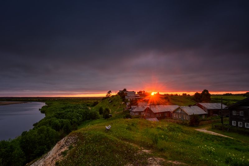 Вечер в Кулогорах...  фото превью