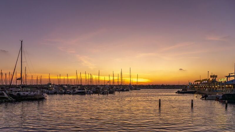 sea, seascape, sunset, landscape, beach, marina, rocks marina view фото превью
