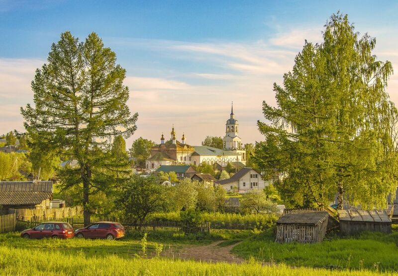Кстинино, вечер Сельские зарисовки фото превью