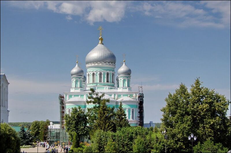 город, архитектура,  церковь, храм, дивеево, монастырь, православие Дивеево .. фото превью