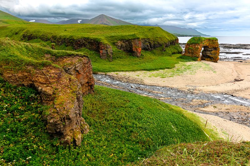 Остров Беринга. Арка Стеллера фото превью