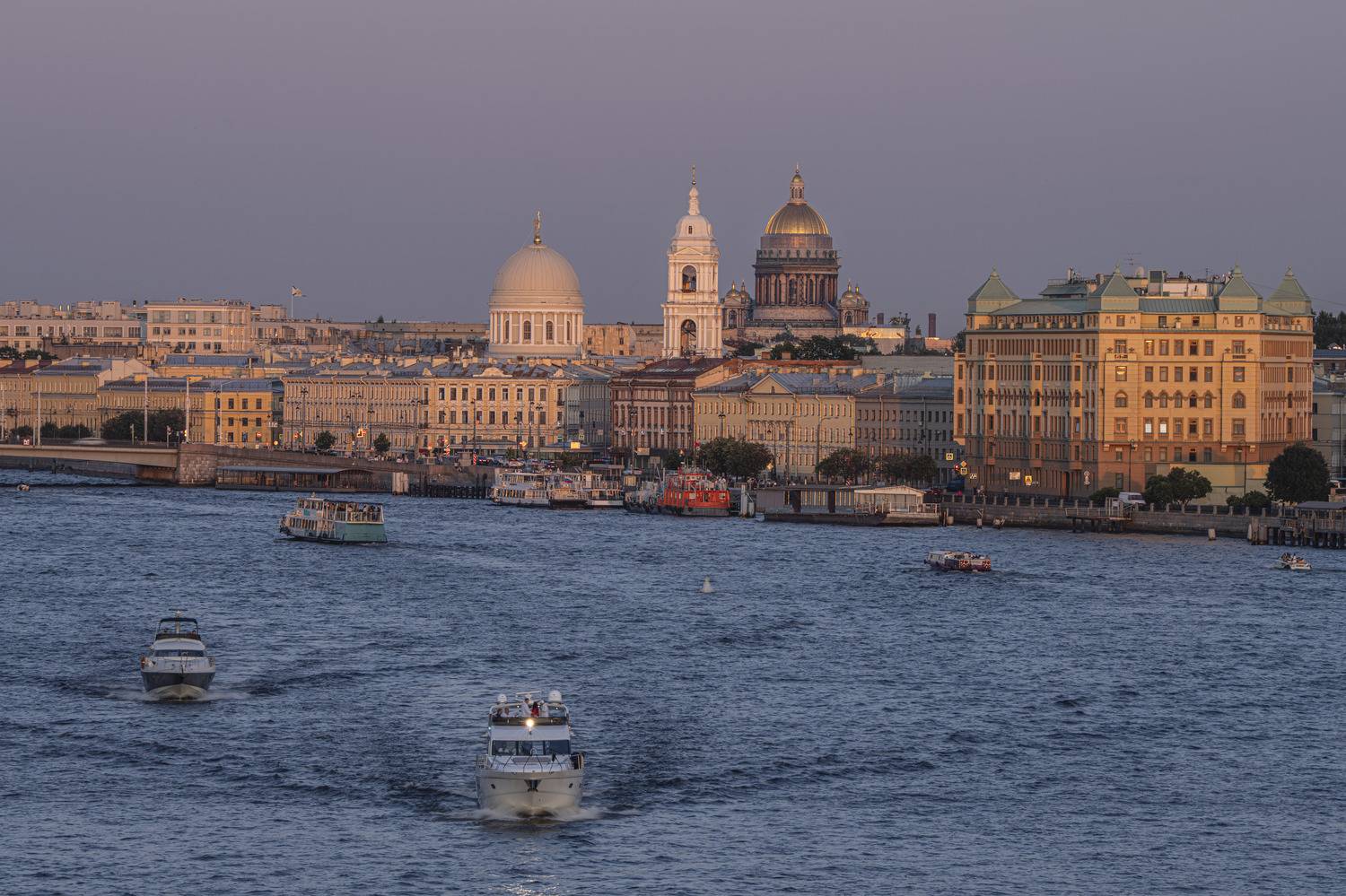 вид с моста бетанкура,бетанкура, санкт-петербург, мост бетанкура, исаакиевский собор, екатерининская церковь, Дейнекина Галина
