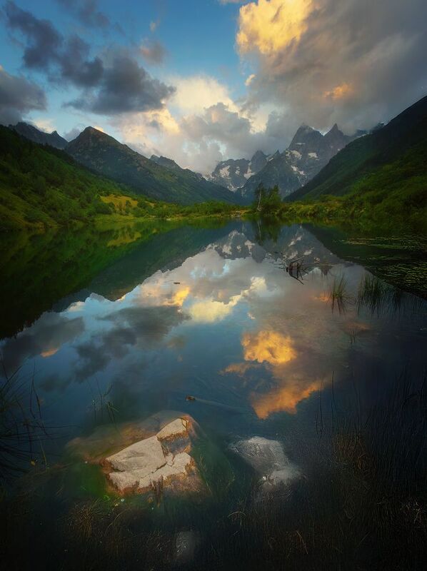 Вечер в Домбае фото превью