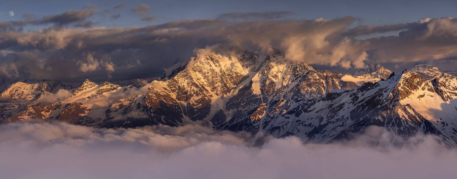 кавказ, приэльбрусье, горы, пейзаж, кбр, гкх, донгуз-орун,, Дмитрий Купрацевич