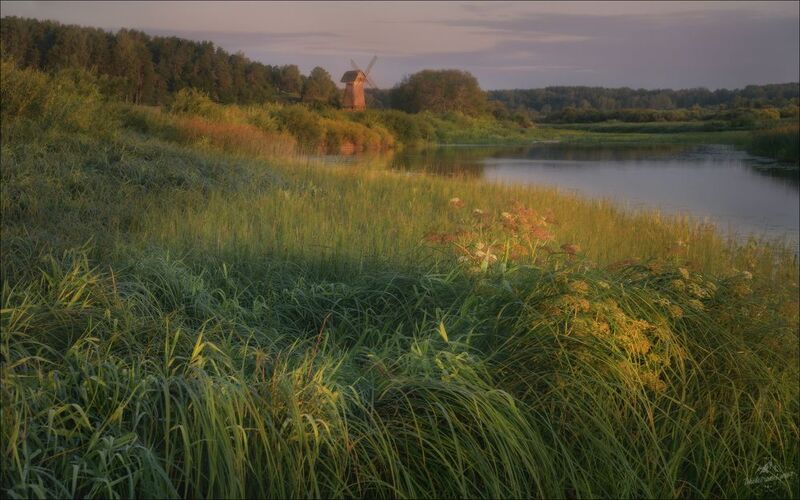 пушкинские горы, псковская область, пушкин, пушкиногорье, усадьба пушкина, михайловское, мельница, пушкинские места, фототур в пушкинские горы Утро на Руси фото превью