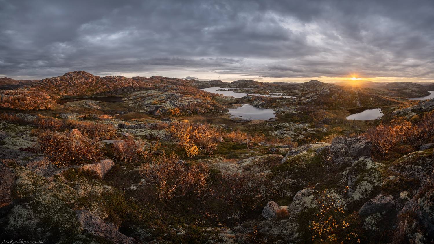 тундра, кольский, мурманская область, териберка, осень в тундре, арктика, Арсений Кашкаров