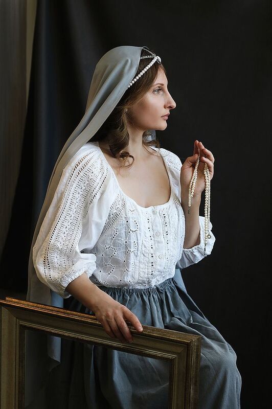 girl, model,renaissance, painting, fineart, portrait, photography, портрет, фотография Yulianna фото превью