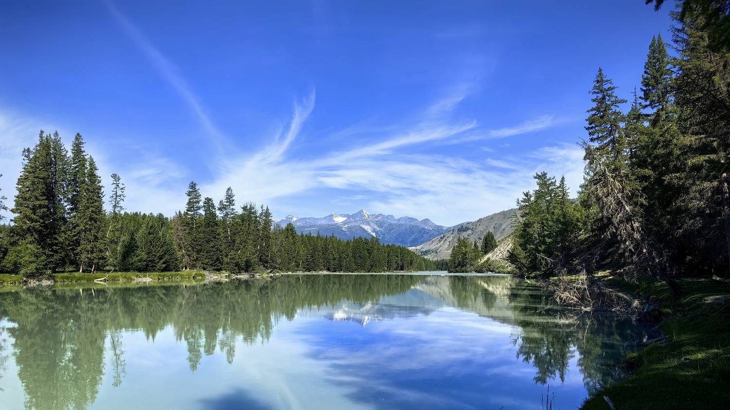 природа,алтай,река аргут.горы,облака,катунский хребет, Козлова Галина