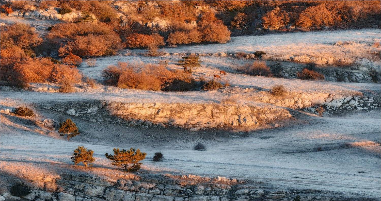 ай-петри, горы, крым, осень, утро, Влад Соколовский