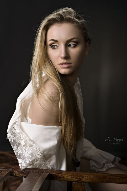 Black and white, Girl, Photo, Photographer, Portrait, Woman Olga фото превью