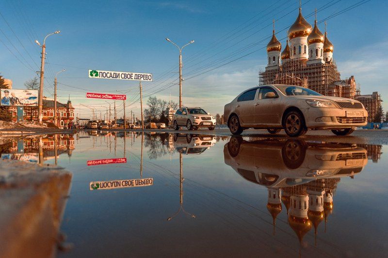 Весна в городе фото превью