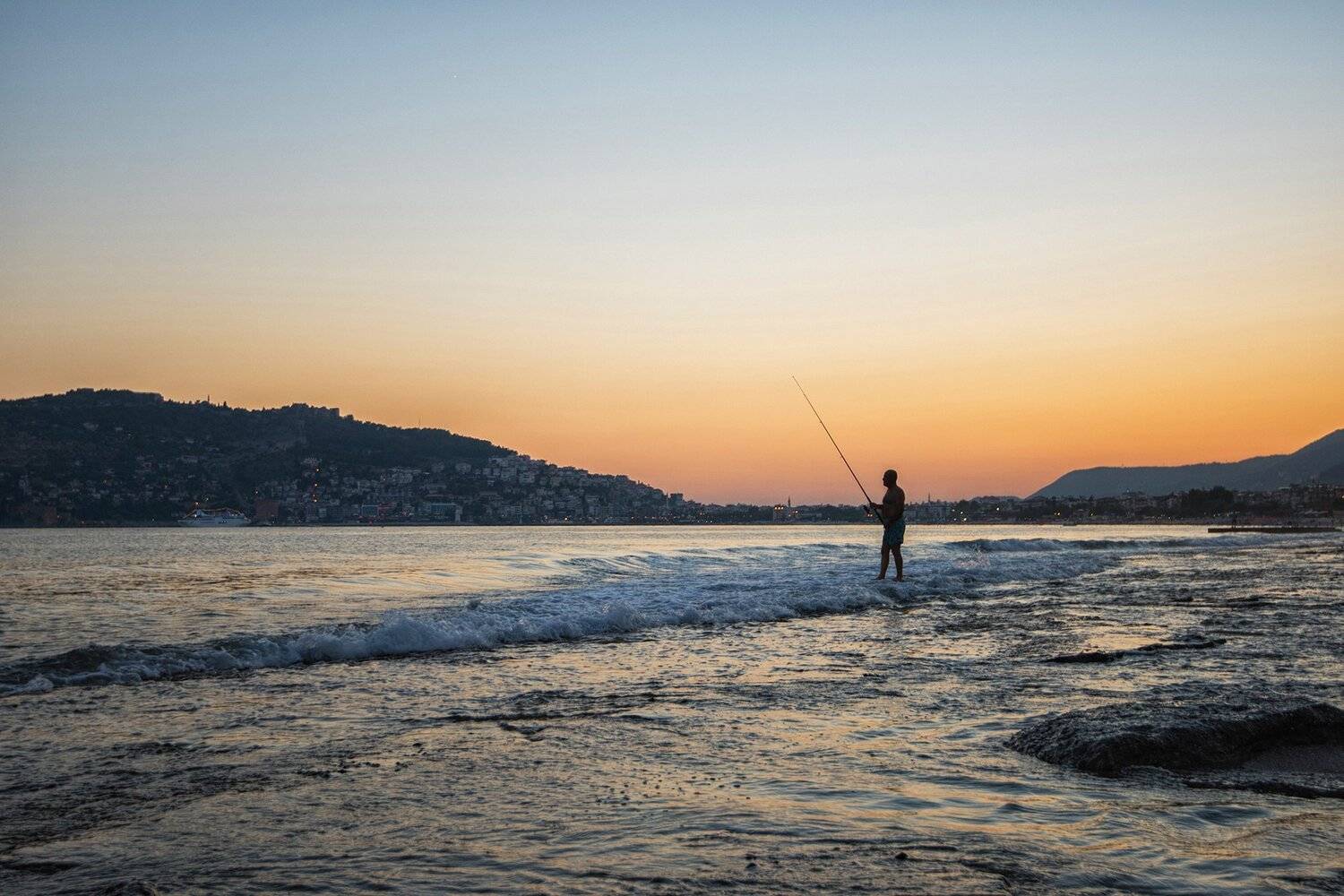 sea, fishing, Ruslan