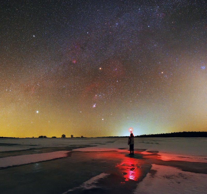 Орион, водородные туманности, Плеяды, Сириус, Бетельгейзе, Ригель Сокровища неба фото превью
