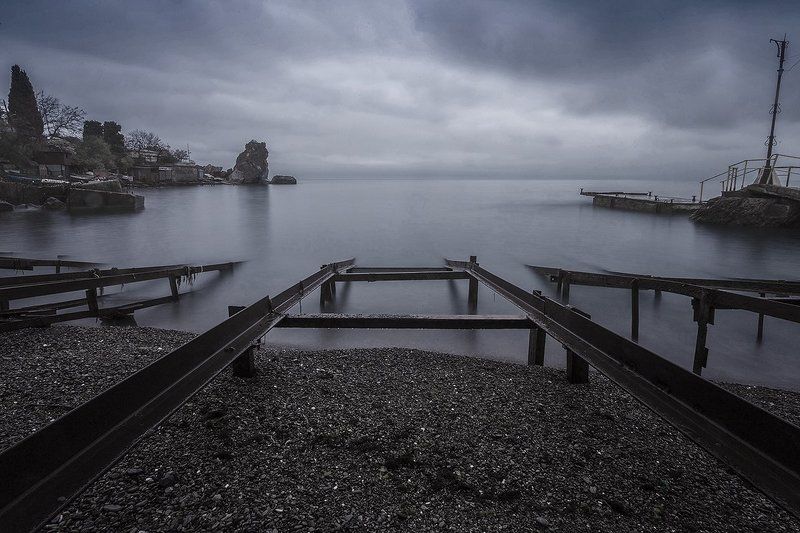 Дождливое утро в Крыму фото превью