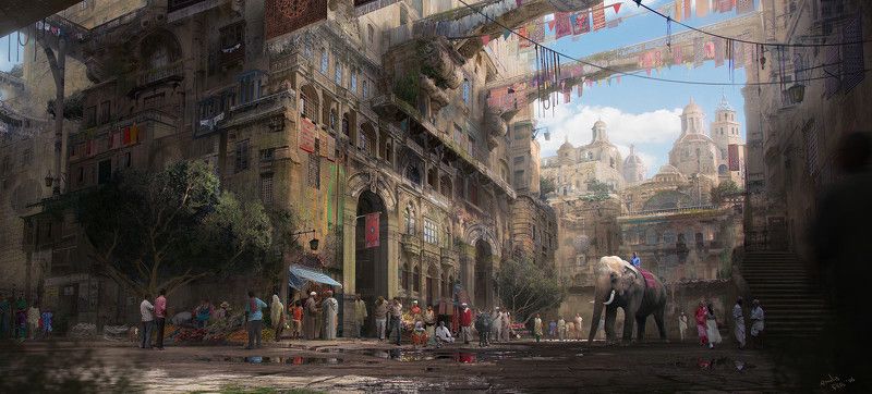 Photobash, Digital manipulation, Fantasy Market фото превью