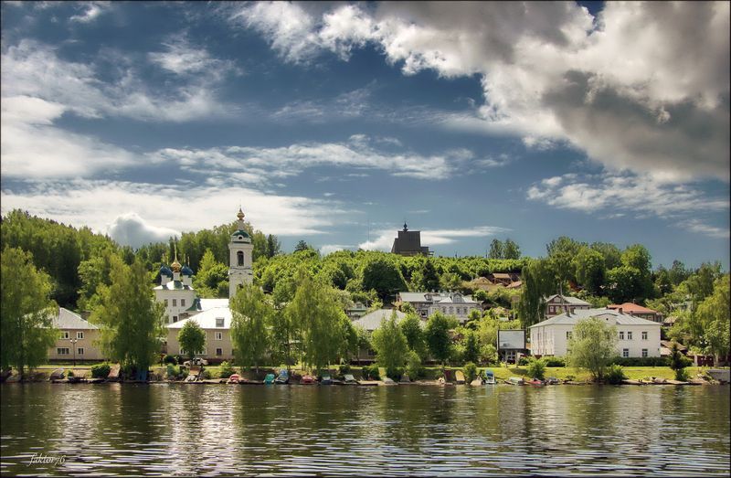 река, река волга, плёс, архитектура, пейзаж Плёс  ... фото превью