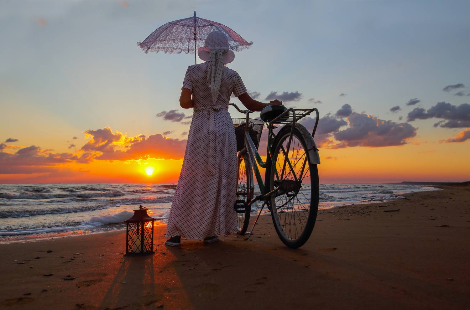 море волны пейзаж вода облака тучи  утро восход, Мурзинов Виктор