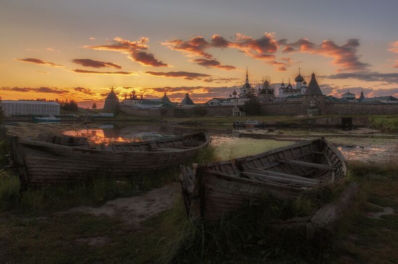 Соловки Рассвет на Соловках фото превью