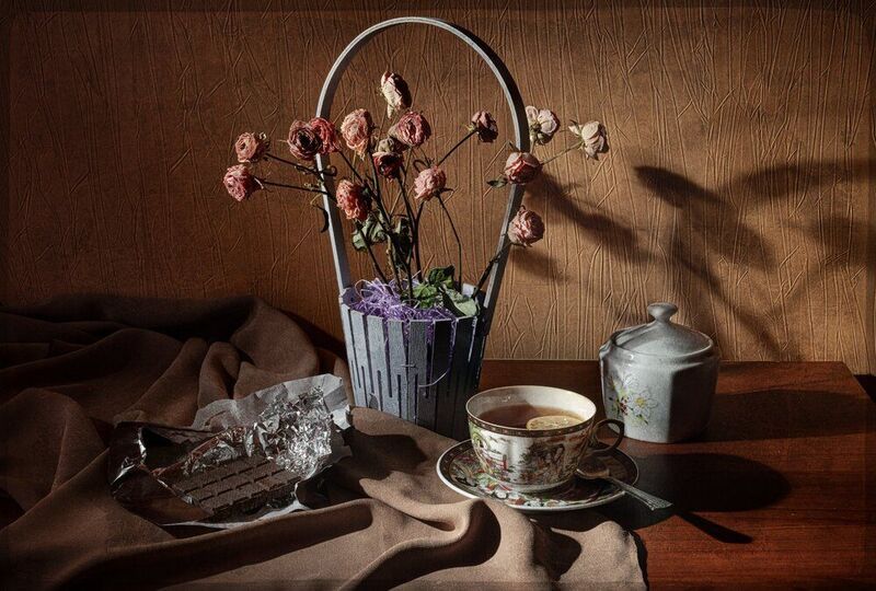 Сухие розы фото превью