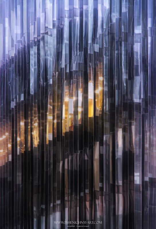 зеркальные панели, лабиринт, архитектура, отражение, орнамент, ритм, свет, перспектива В лабиринте зеркал фото превью