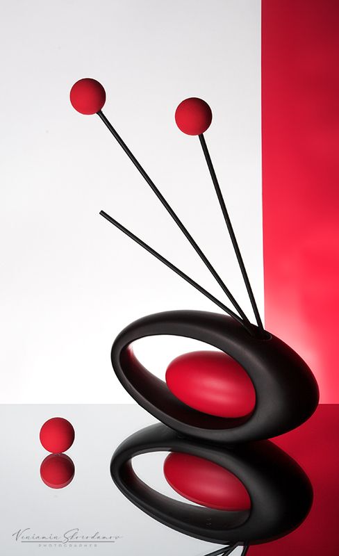 натюрморт, красное, чёрное, vensk Красное и чёрное 5 фото превью