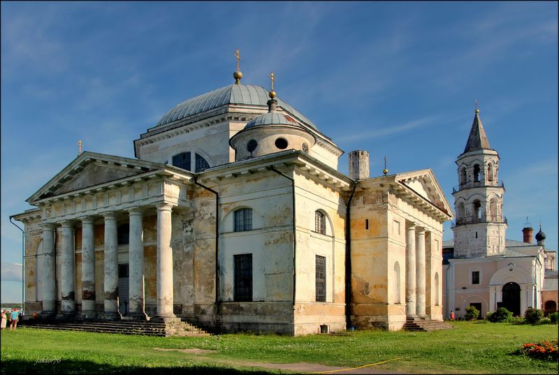 город, архитектура,  церковь, храм, торжок, православие, монастырь Торжок .. фото превью