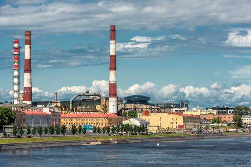 Синопская набережная. Летний Петербург