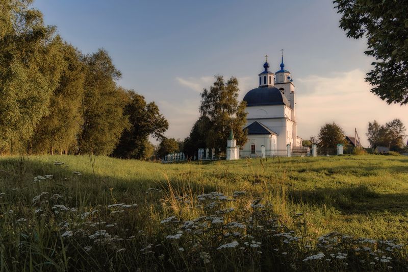 Вечер в селе Спасс фото превью