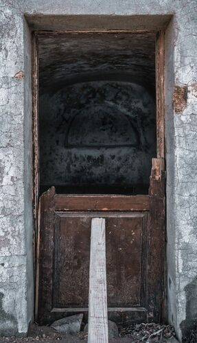 The door is closed