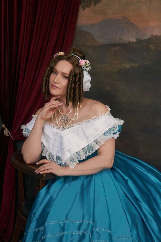 женский портрет, историческое платье, 19 век Дарья фото превью