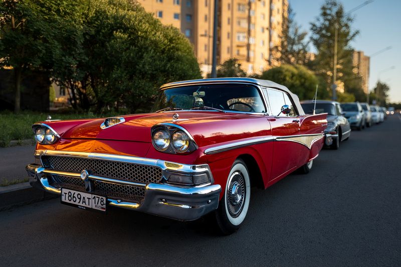 Ford Fairlane 500 red. Нежданная встреча фото превью