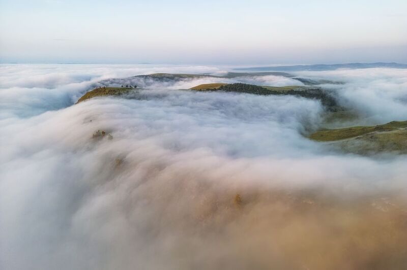 Туманные водопады фото превью