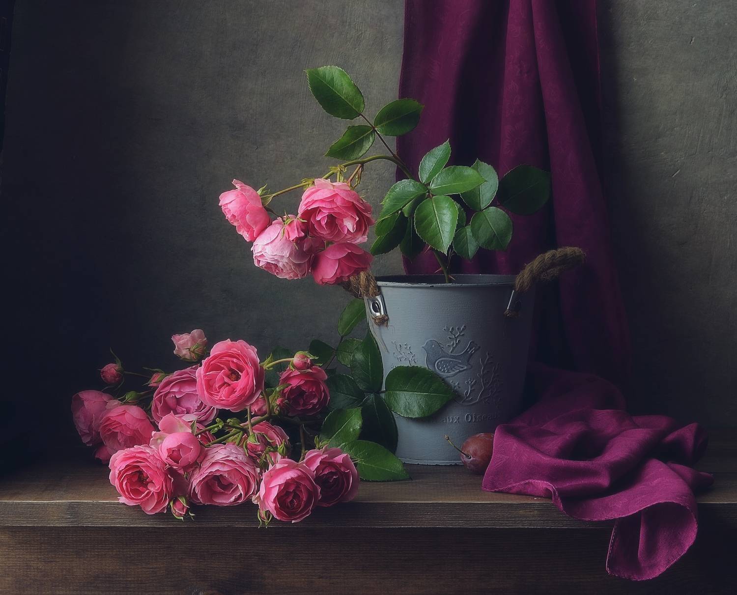 натюрморт,цветы,лето,розы,букет, Наталия К