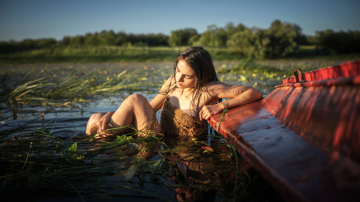 портрет,женскийпортрет,арт,art,природа,река, Мисютин Геннадий(Гешан)