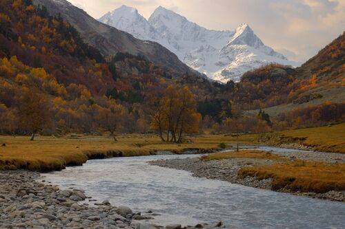Марухское ущелье,осень