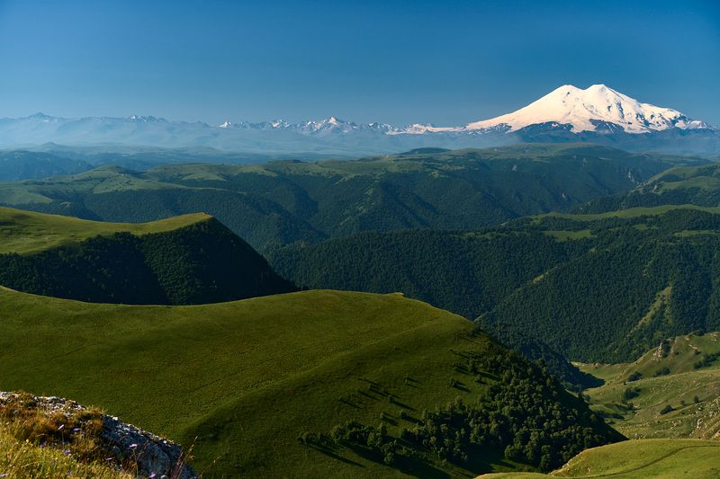 горы, пейзаж, эльбрус Владения Эльбруса фото превью