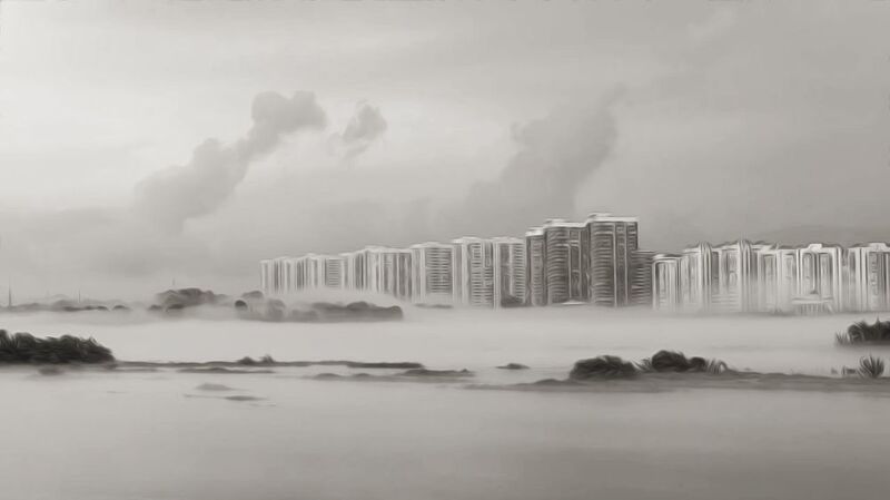 Туманный берег. фото превью