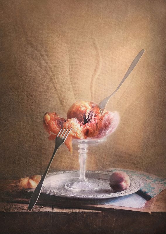натюрморт, персик, лето, плоды, still life Персиковое желание фото превью