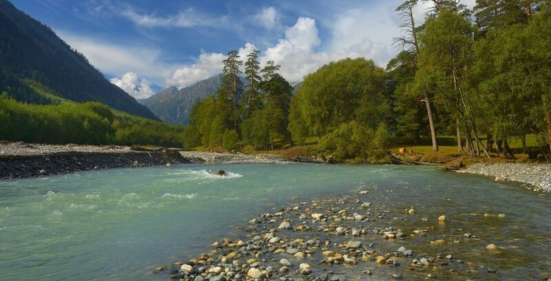 Лето в горах Кавказа,Аксаут фото превью