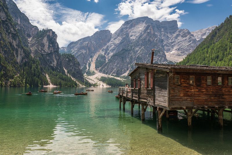 Lago di braies фото превью