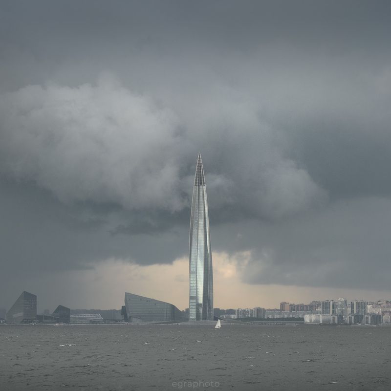 лахта-центр, санкт-петербург, спб, питер, петровский фарватер, россия Лахта Центр фото превью