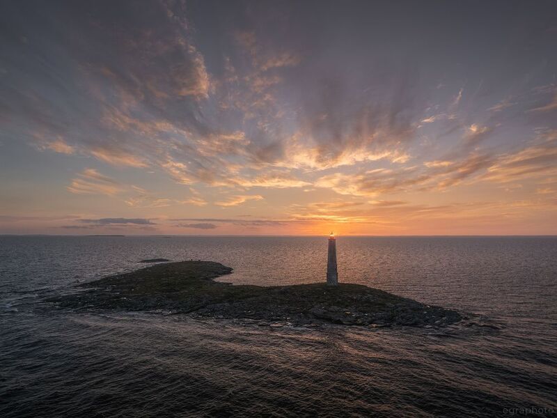 остров, ханхипаси, маяк, ладога, ладожское озеро, карелия, россия Ханхипаси в заре фото превью