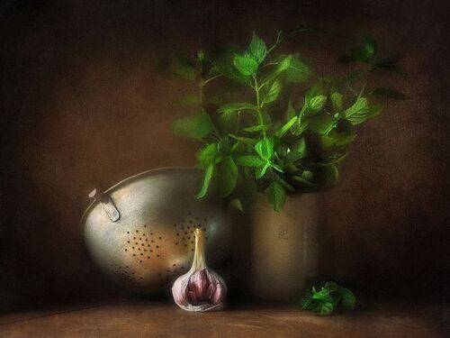 Чесночно-мятный