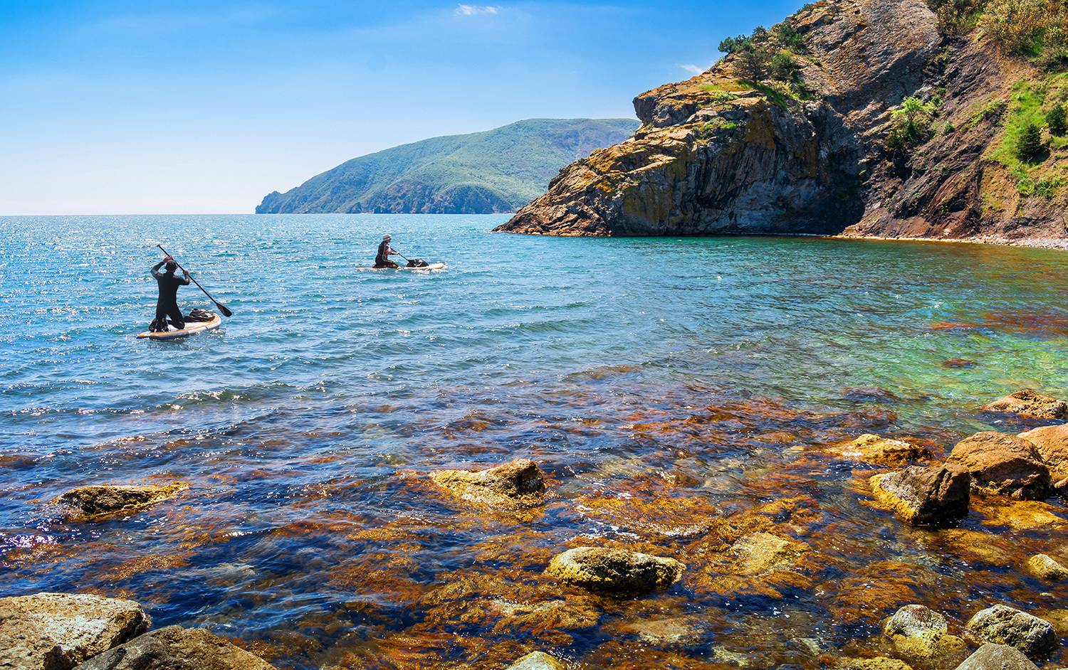 лето, чёрное море, крым, аю-даг, сап, Виктор Климкин