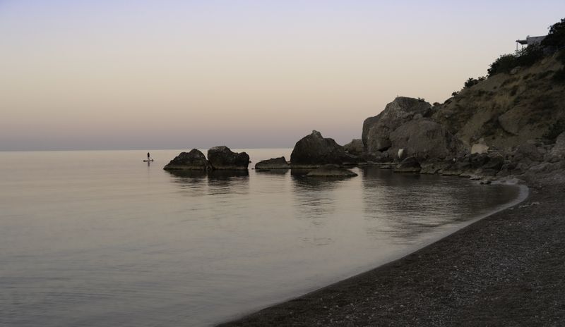 Россия, рассвет, Крым, Батилиман Наедине с рассветом. фото превью